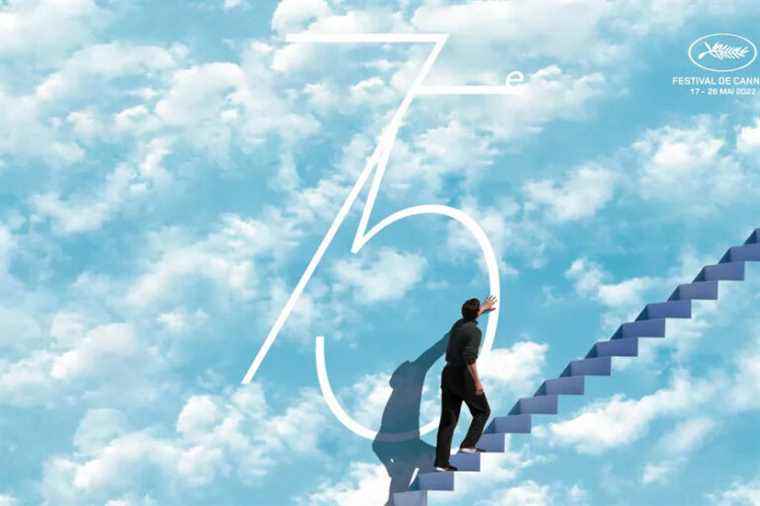 75th anniversary |  Tribute to The Truman Show on the Cannes Film Festival poster