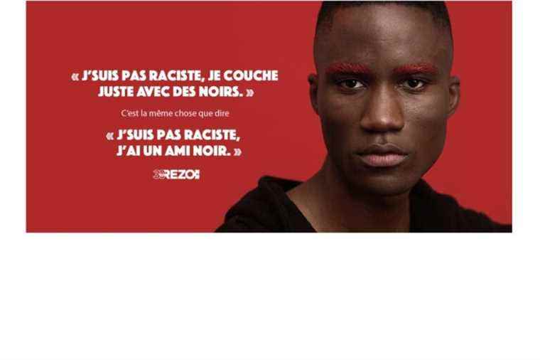 A shock campaign to fight against sexual racism