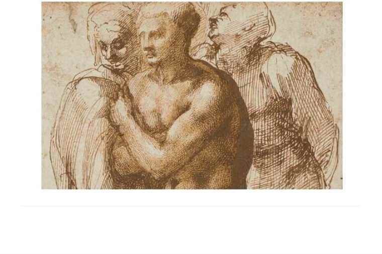 An unpublished drawing by Michelangelo at auction