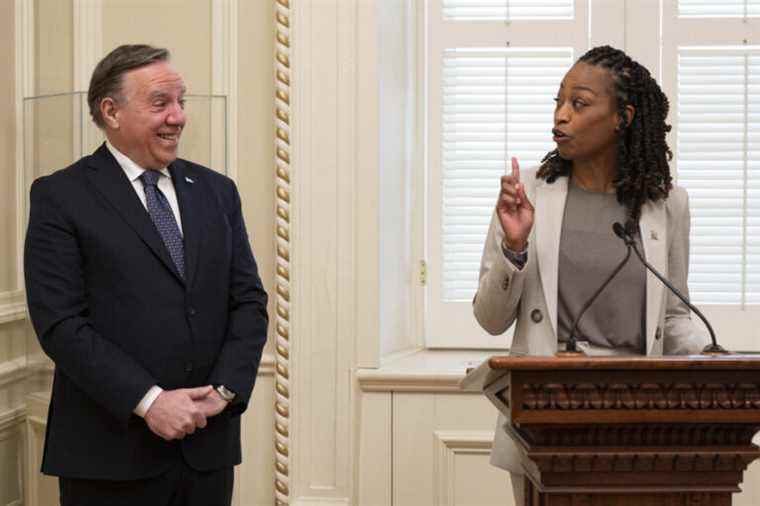 CAQ |  Shirley Dorismond sworn in as MNA for Marie-Victorin