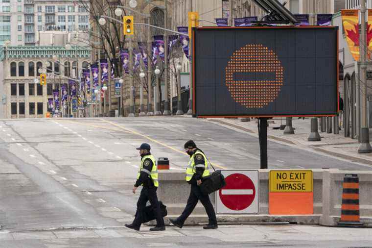 Convoy of motorcycles |  No long-term occupancy will be tolerated warns Ottawa Police