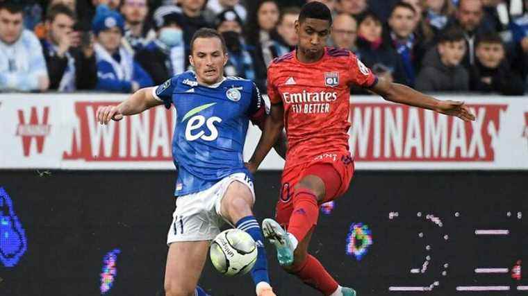 Draw 1-1 for the duel Racing Club de Strasbourg / Olympique Lyonnais