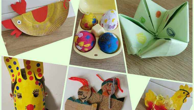 Easter collages and crafts to do with the kids