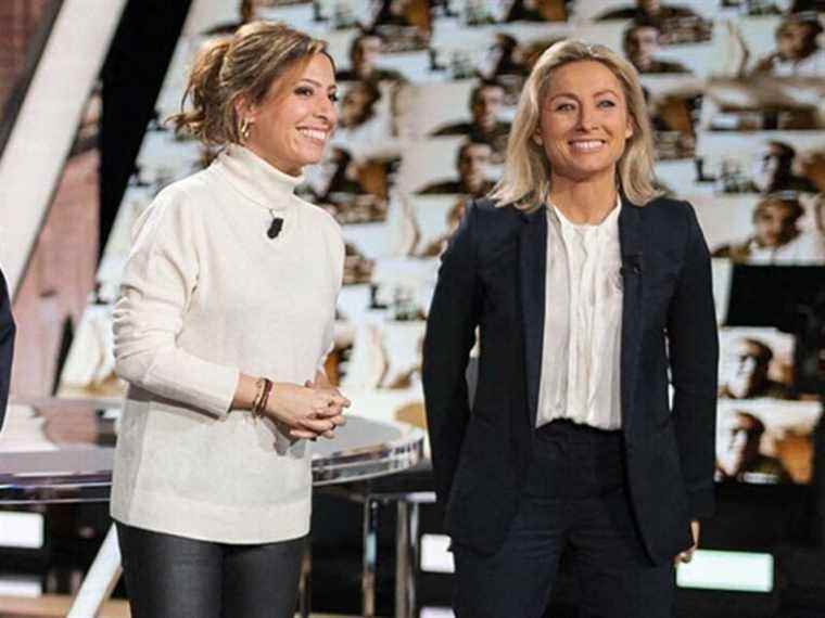 Embarrassed, Léa Salamé gives her opinion to her colleague