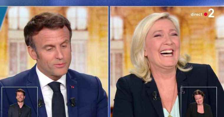 Emmanuel Macron jokes with Marine Le Pen: Surprising moment of complicity between the candidates!