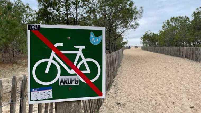 Fatbikes, these bikes with wide wheels that are the subject of debate on the beaches of the Gironde coast