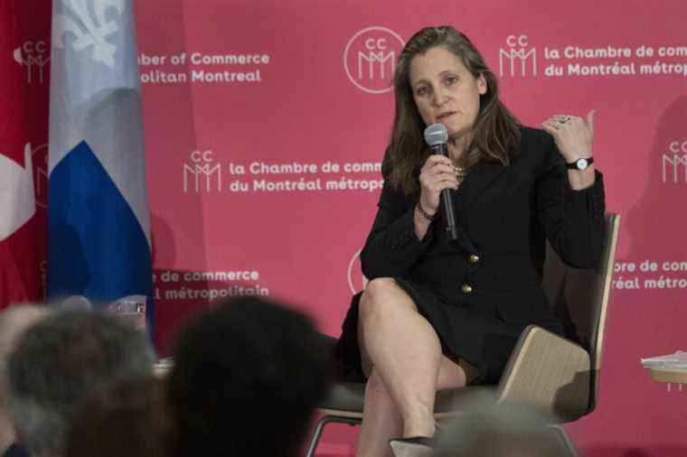 Federal budget |  “Responsible” and carrier of “energy transition”, says Freeland