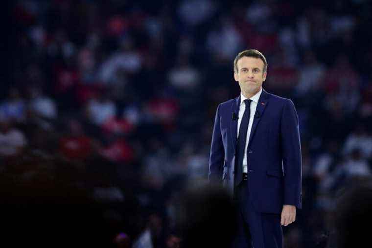 First major campaign rally |  Macron calls for “general mobilization” against “extremists”