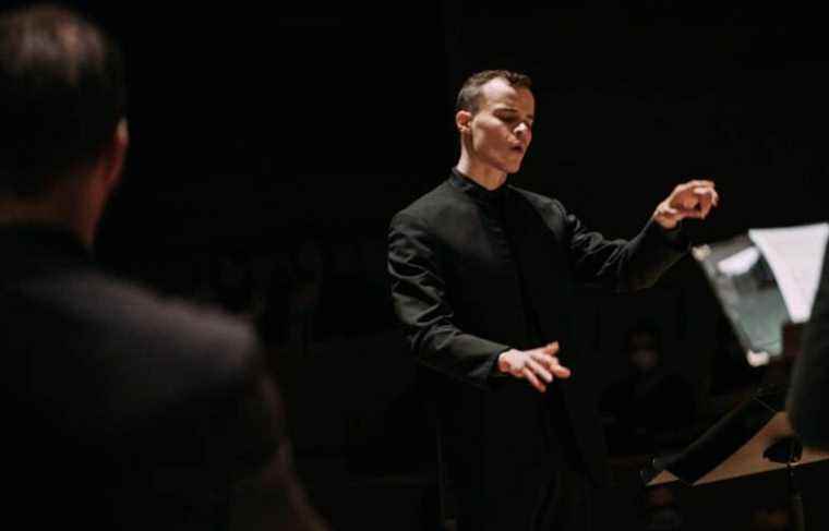 Francis Choinière, a promising young conductor