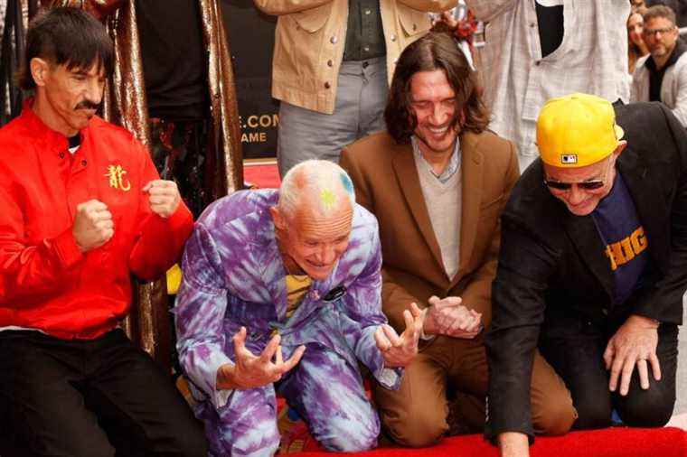 Hollywood Walk of Fame |  The Red Hot Chili Peppers reveal their star