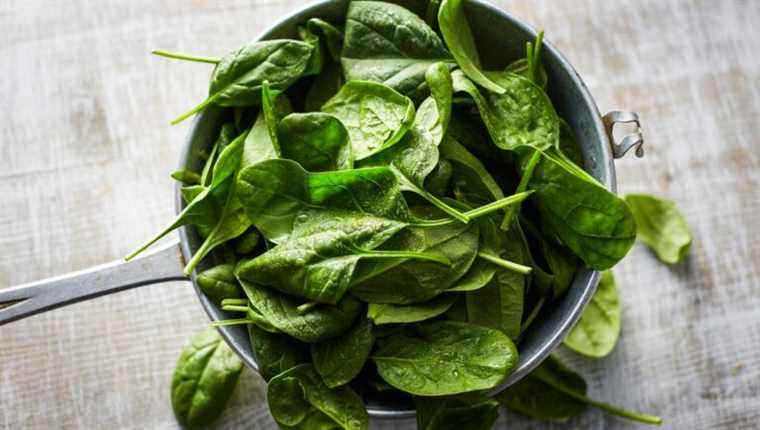 How about spinach?