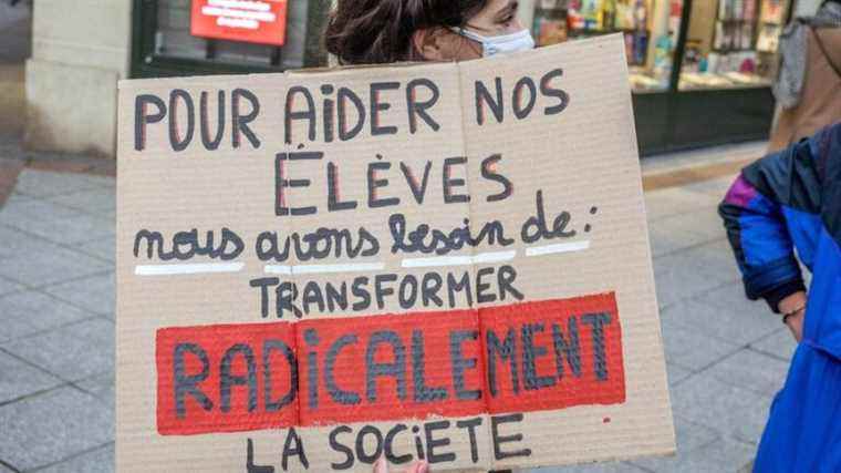 In Mayenne, the AESH, essential personnel of National Education, called to strike this Tuesday