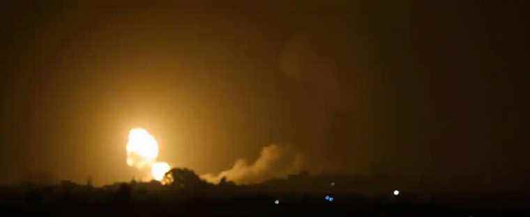 Israeli raids in Gaza after rocket fire, meeting at UN