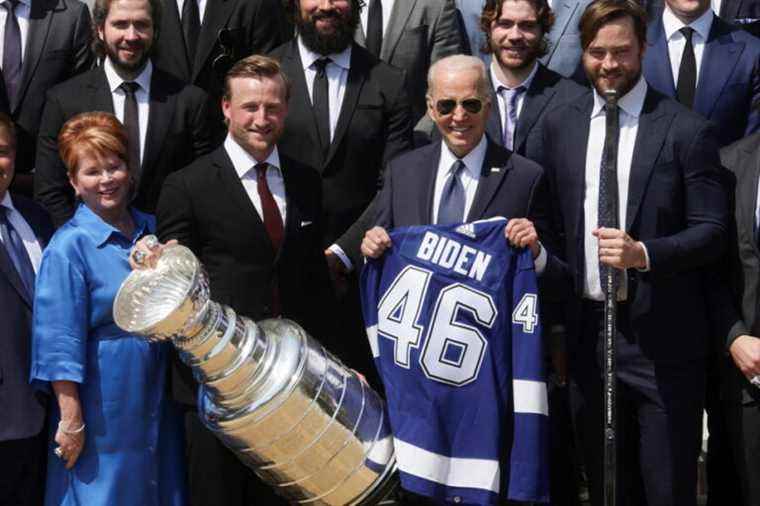 Joe Biden hails Lightning’s Stanley Cup win