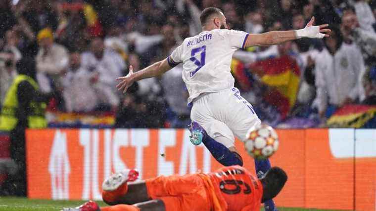 Karim Benzema, who scored a hat-trick against Chelsea, puts Real Madrid on the road to the semi-finals