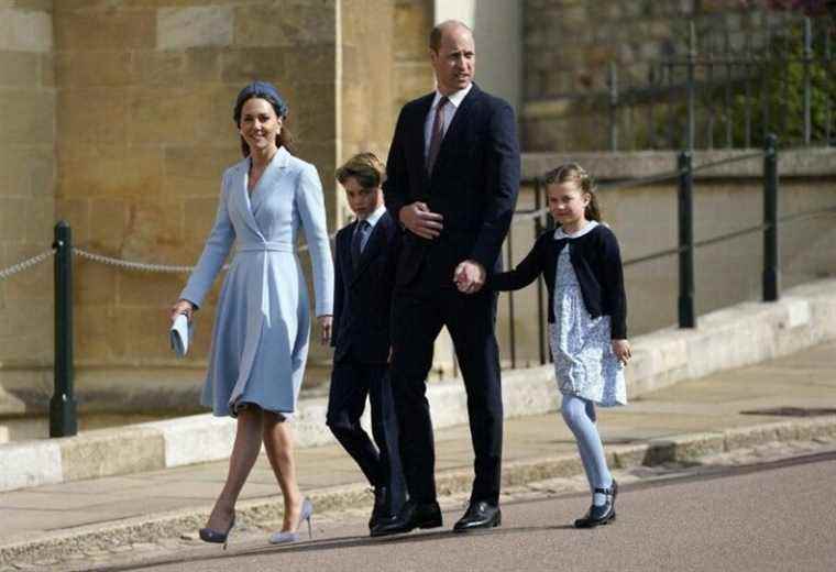 Kate Middleton and her daughter Charlotte, identical twins for Easter