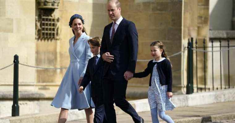 Kate and William with the family to celebrate Easter: Princess Charlotte adorable in a floral dress