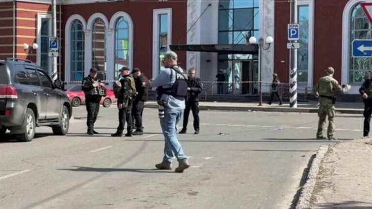 Kramatorsk station, an essential place to escape