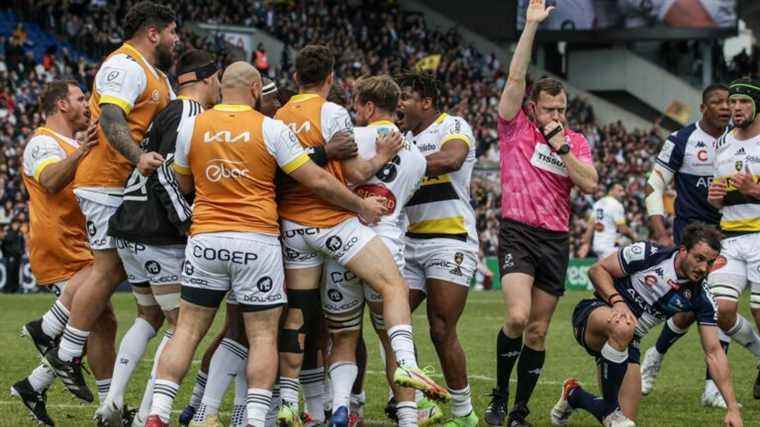 La Rochelle dismisses Bordeaux-Bègles and joins Montpellier in the quarter-finals