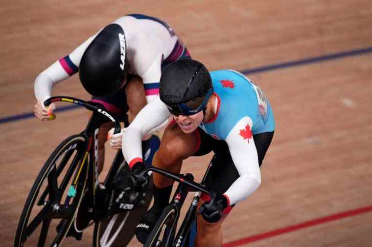 Lauriane Genest wins bronze in the keirin