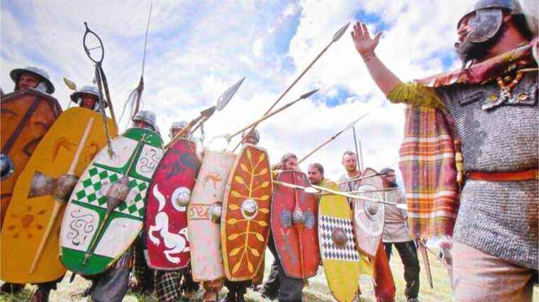 Les P’tits Bougnats and the Gauls with the Gergovie museum