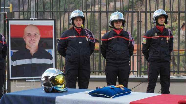 Loïc Millo, firefighter who disappeared during the storm Alex, decorated with the Legion of Honor