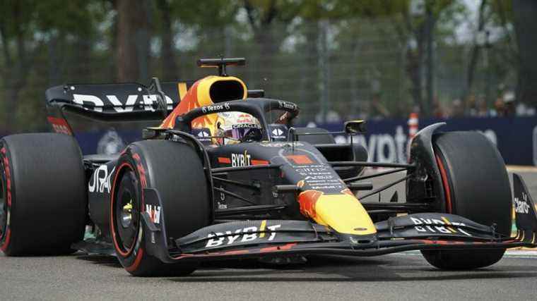 Max Verstappen wins the sprint race ahead of Charles Leclerc and will start from first position at the Emilia-Romagna Grand Prix