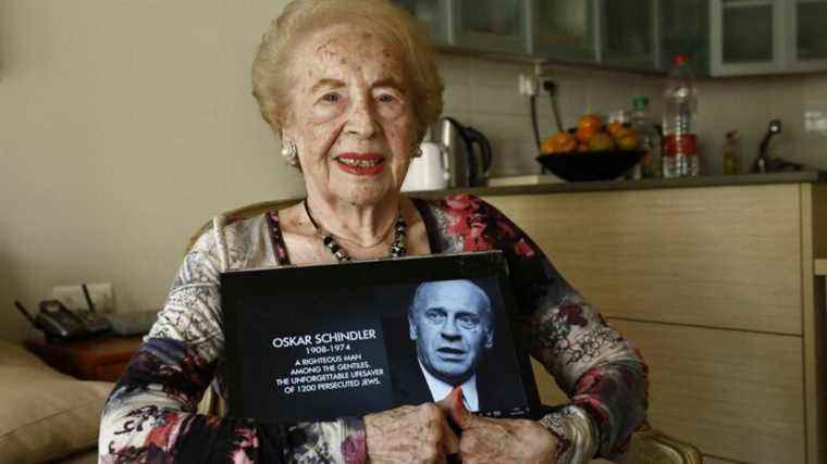 Mimi Reinhardt, secretary of Oskar Schindler, editor of the list of Jews saved by the German industrialist, died at 107