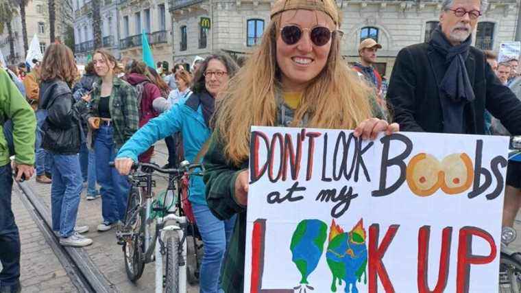 More than 1,000 people march for the climate in Montpellier