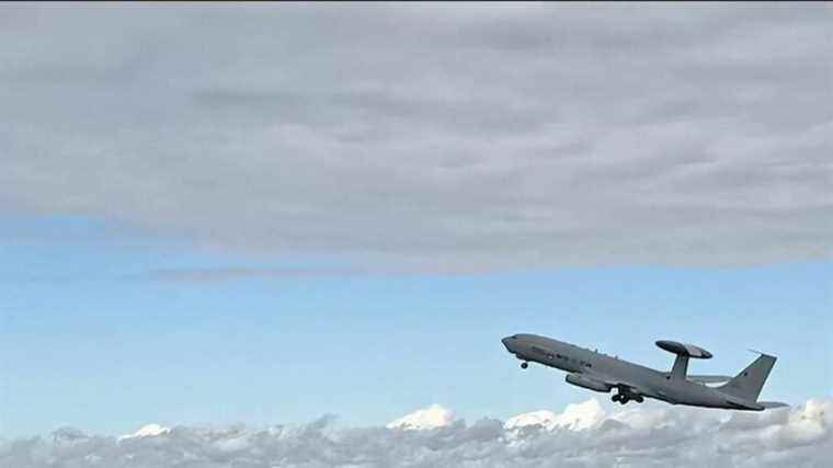 NATO planes guard the Polish border