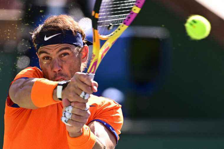 Nadal back in training a month after injury