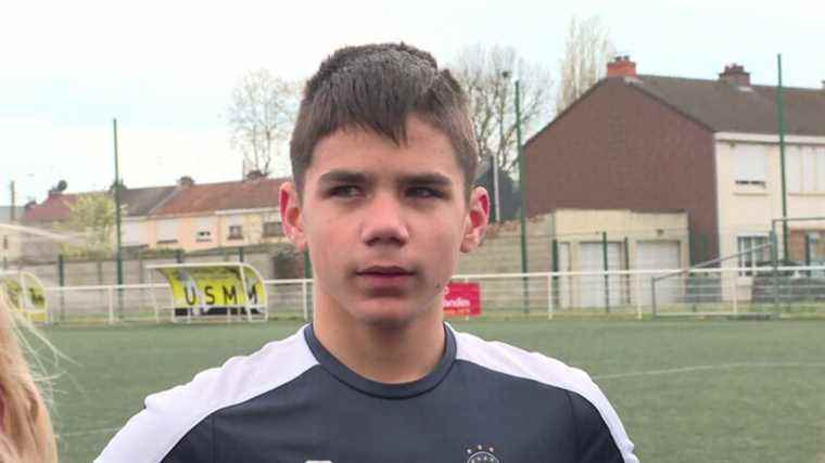 Near Valenciennes, the young Ukrainian refugee Illia new star of the local football club