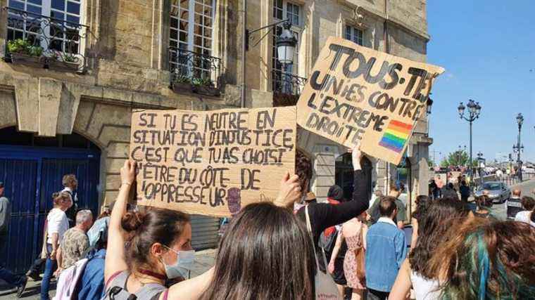 Nearly 400 people demonstrate in Bordeaux against “fascism and capitalism”