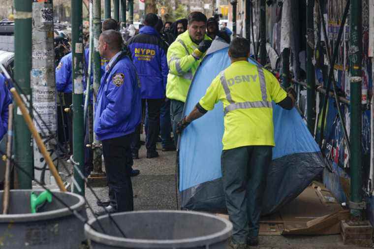 New York |  Homeless camps in the sights of the new mayor