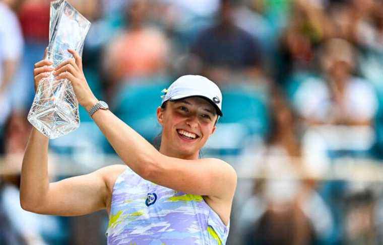 Polish tennis player Swiatek becomes number 1 in the WTA