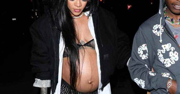 Rihanna pregnant and in undress: baby shower and reunion with ASAP Rocky after the controversies