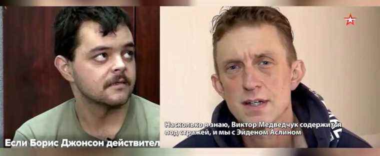 Russian TV broadcasts videos of captured Britons