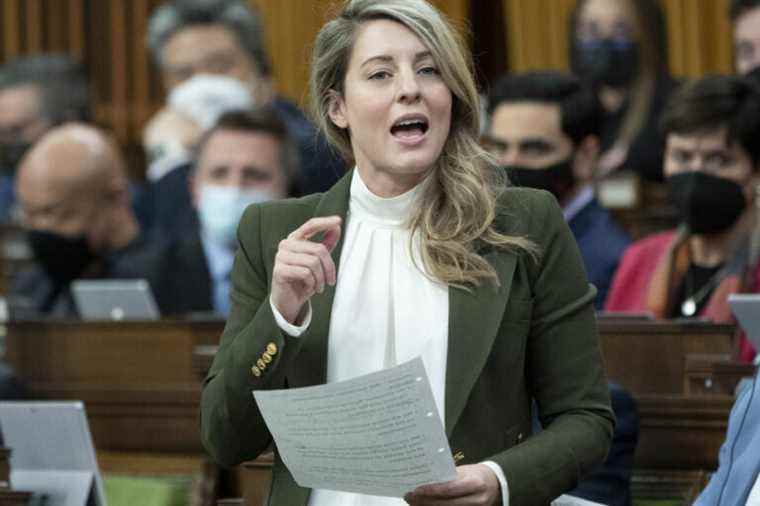 Seizure of Russian assets |  Minister Mélanie Joly supports the intention of a bill