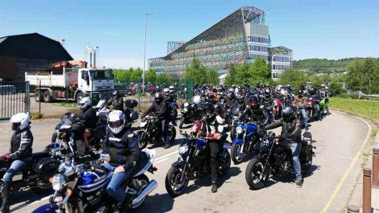 Several hundred bikers parade again against the ZFE in Rouen