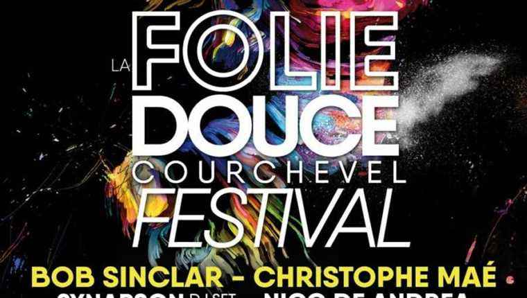 The “Folie Douce Courchevel Festival” from April 8 to 10 on the Courchevel 1850 snow front