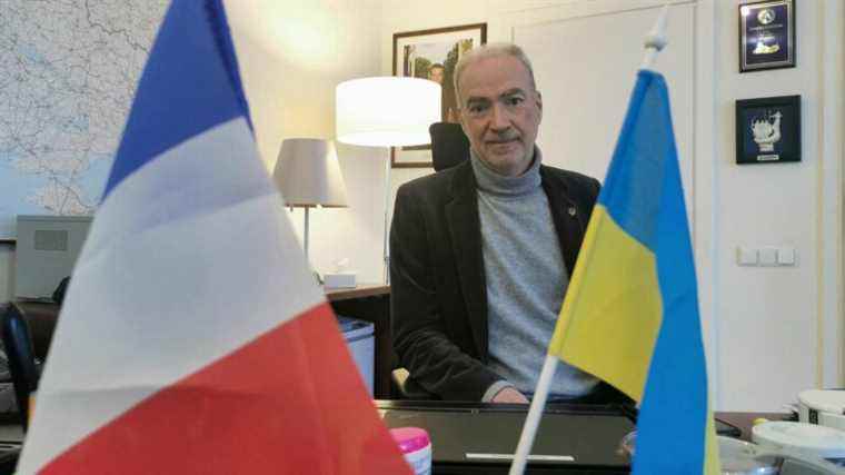 The French embassy is back in kyiv but continues to “formally advise against” nationals to return, says the French ambassador