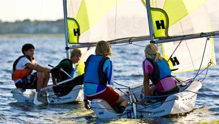 The Sailing Festival at Lac du Bourdon in Saint-Fargeau