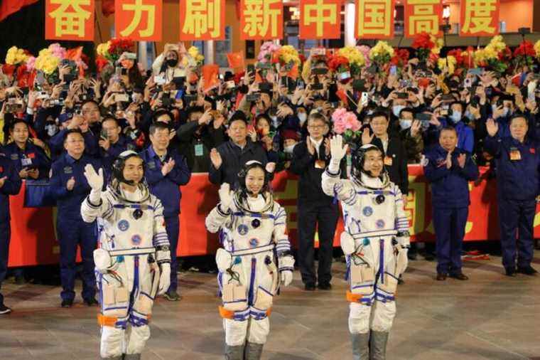 Three Chinese astronauts return from space after record-breaking journey