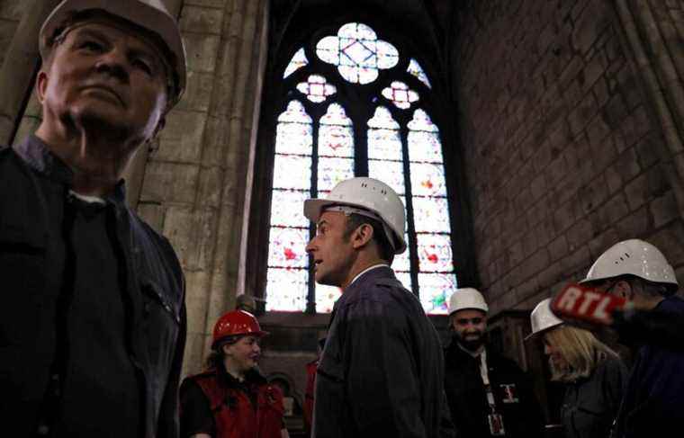 Three years after the fire of Notre-Dame, faithful and tourists for a meditation