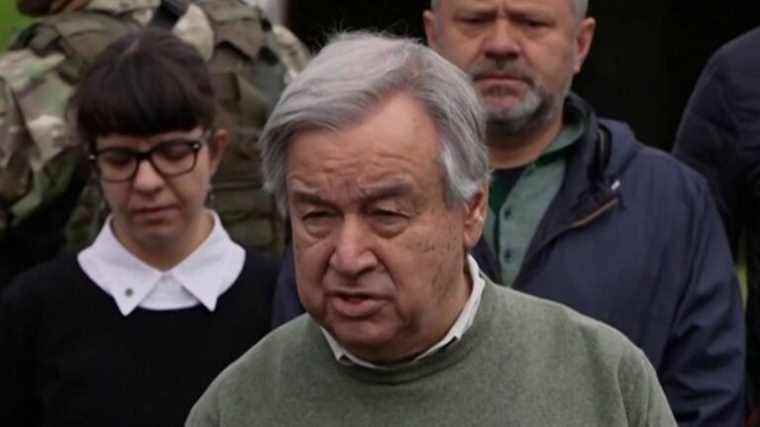 UN Secretary General Antonio Guterres visited Boutcha