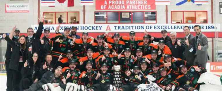 University hockey: the UQTR Patriotes are Canadian champions