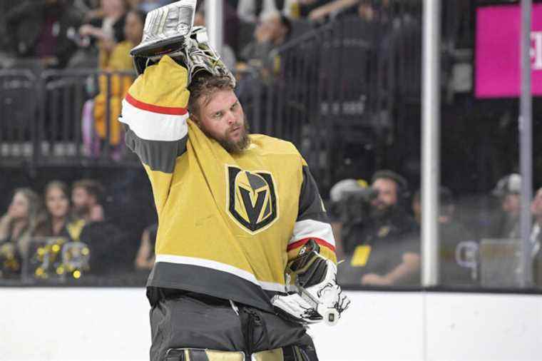 Vegas Golden Knights |  Robin Lehner’s season is over