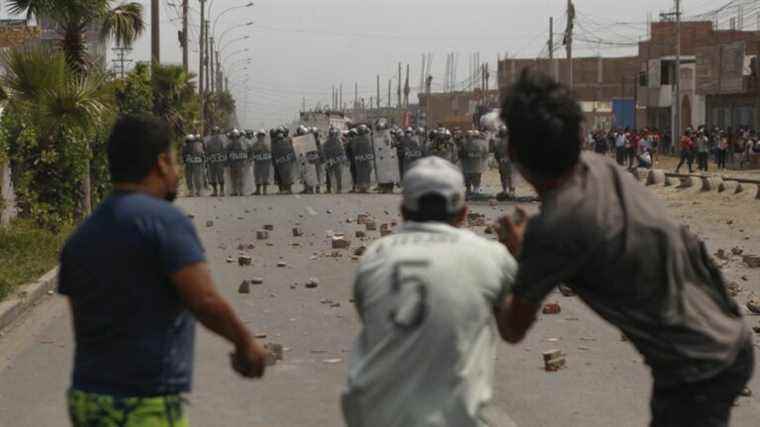 a curfew introduced in the capital after violent demonstrations