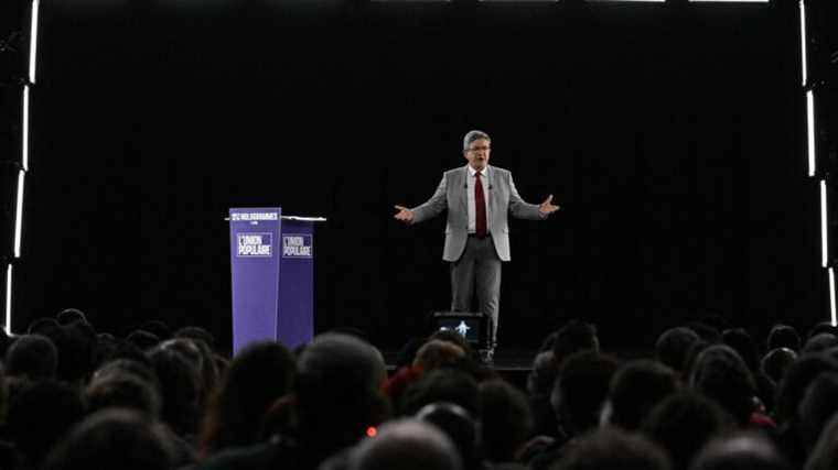 a few days before the first round, Jean-Luc Mélenchon and his holograms are trying to convince “France which is looking for itself”