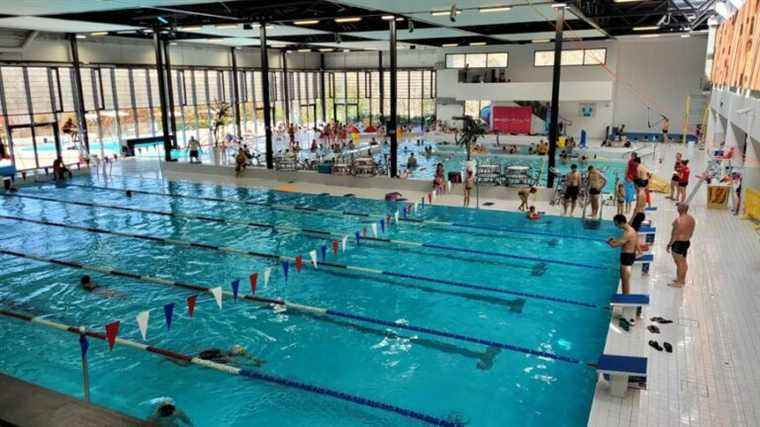 a free program to teach children to swim during the holidays in Nautipolis